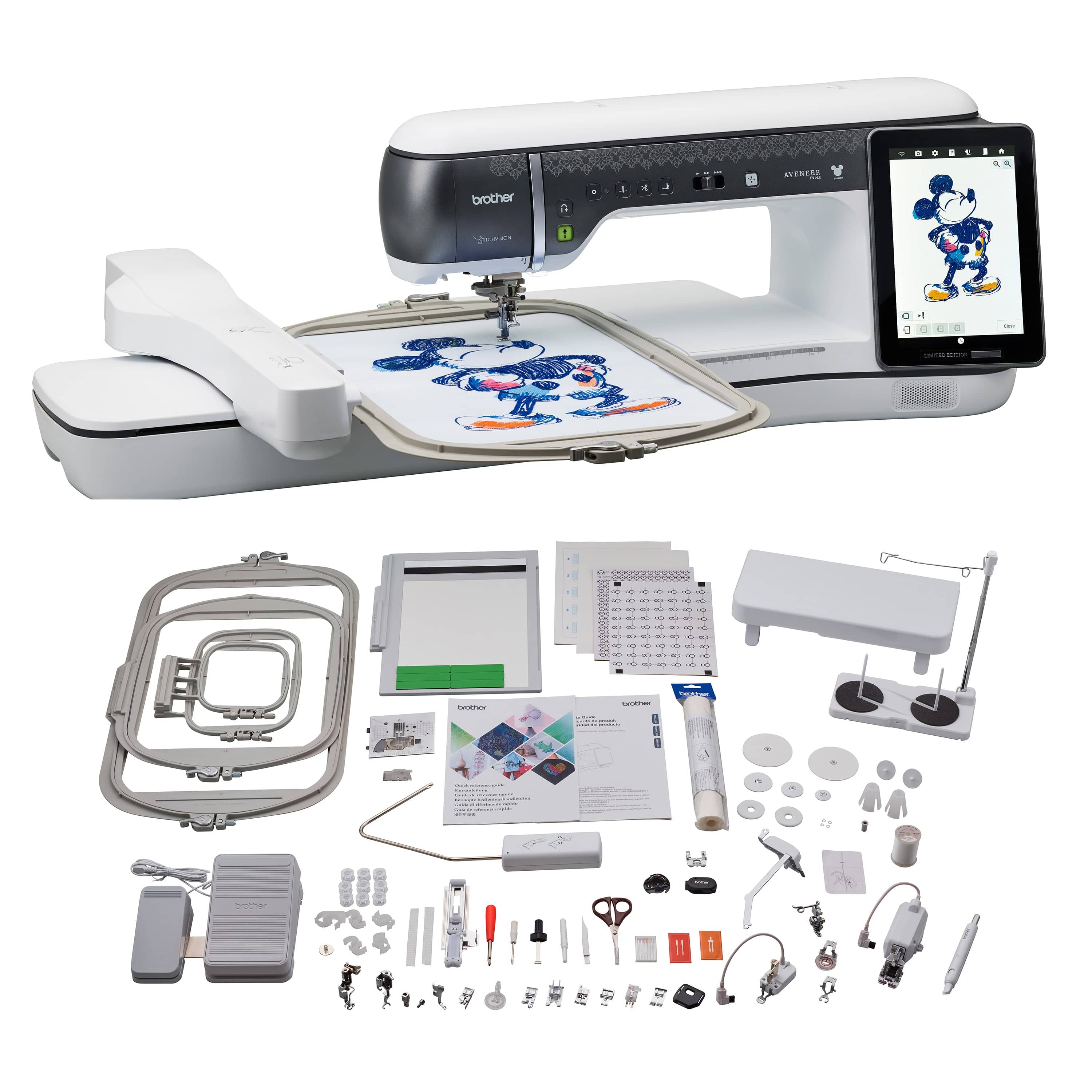 Brother Sewing Machines Brother Aveneer EV1 Limited Edition - Sewing, Embroidery, and Quilting Machine