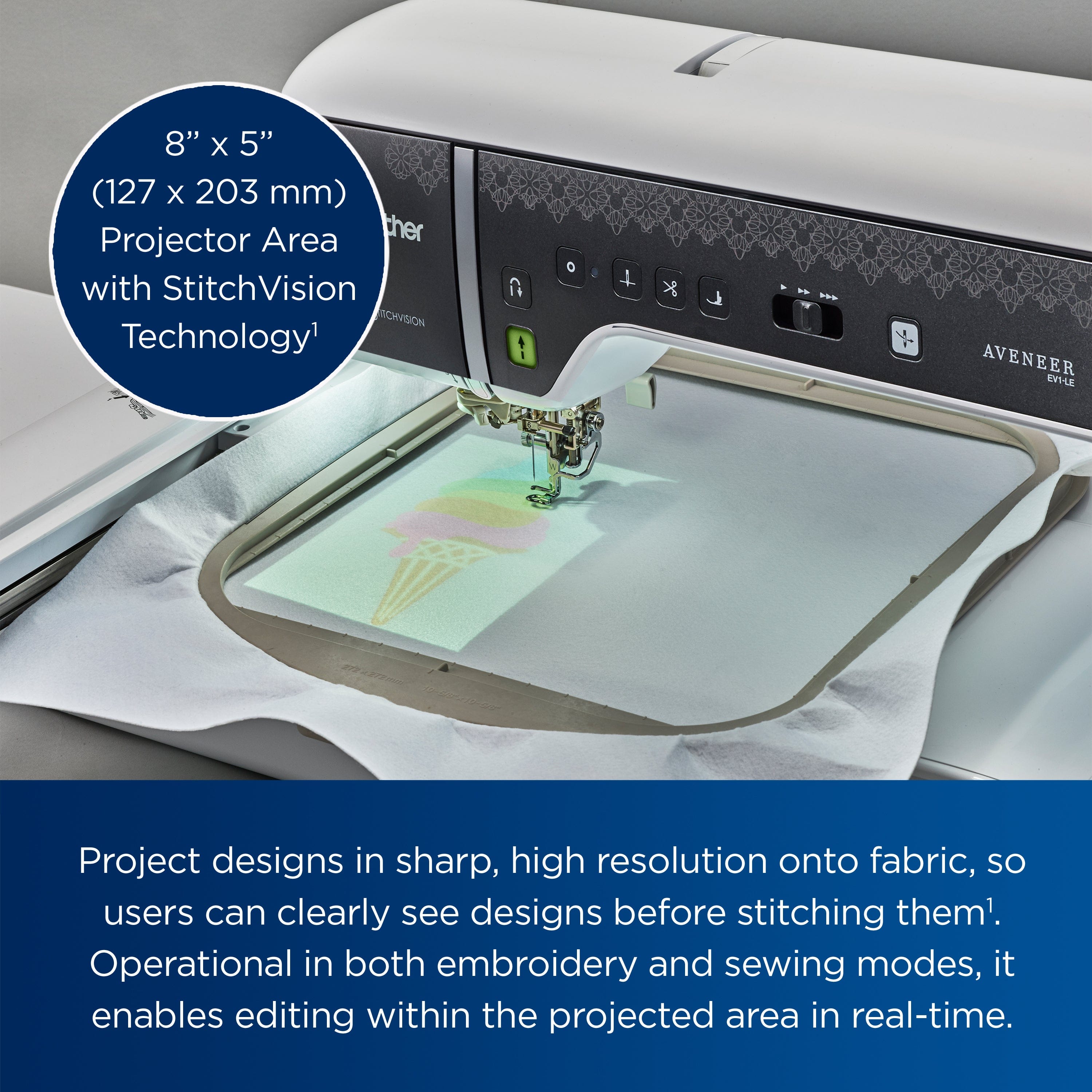 Brother Sewing Machines Brother Aveneer EV1 Limited Edition - Sewing, Embroidery, and Quilting Machine