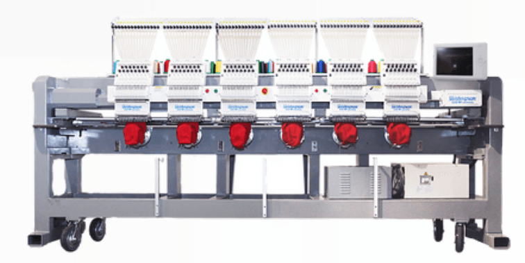 Consew Industrial machines Meistergram Gem 1506 Six Head Commercial Embroidery Machine