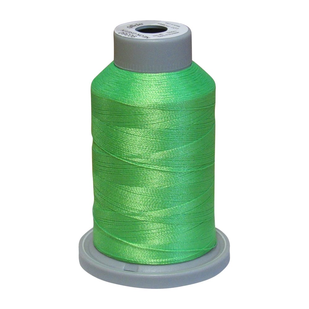 Fil-Tec Thread & Floss Glide Trilobal Polyester No. 40  Neon Green 90360 1000 meter