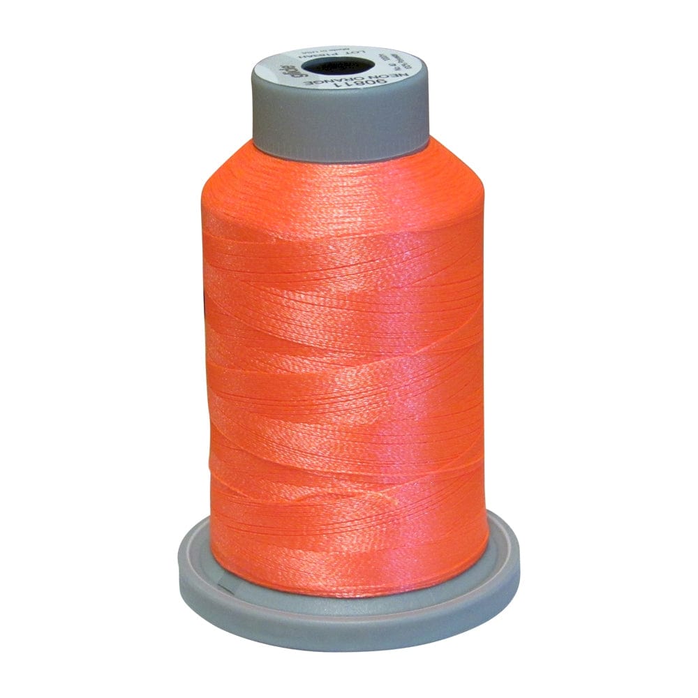 Fil-Tec Thread & Floss Glide Trilobal Polyester No. 40  Neon Orange 90811 1000 meter