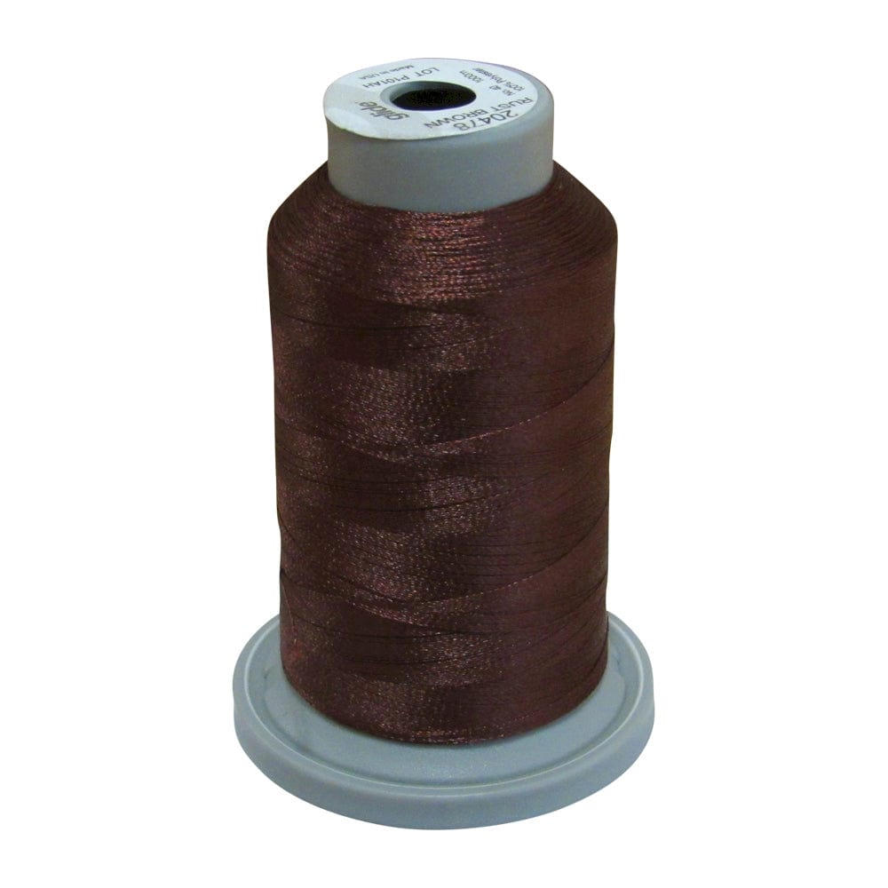 Fil-Tec Thread & Floss Glide Trilobal Polyester No. 40  Rust Brown 20478 1000 meter