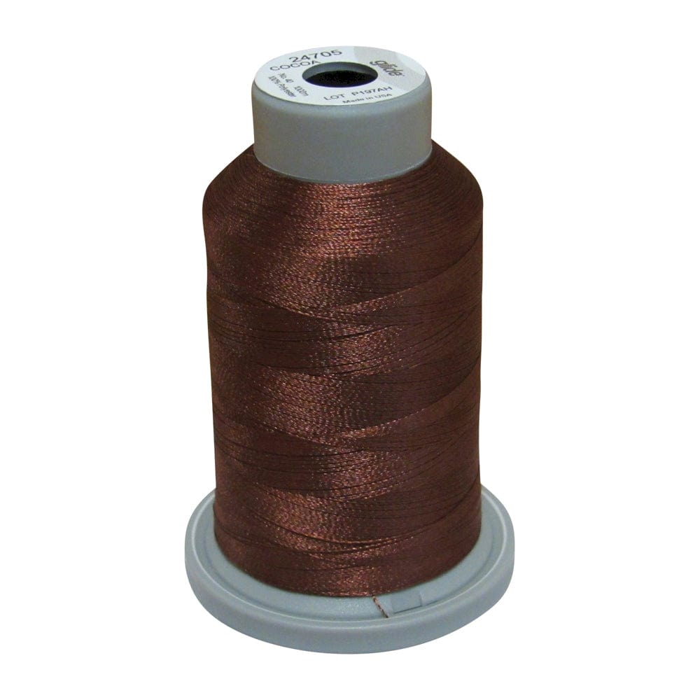 Fil-Tech Thread & Floss Glide Trilobal Polyester No. 40  Cocoa 24705 1000 meter