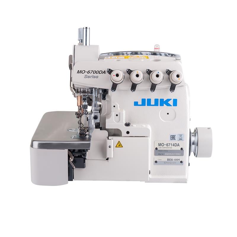 Juki Industrial MO-6700DA Series Direct-Drive, Semi-Dry Industrial Serger: No More Oil Stains MO-6714DA 2-needle overlock