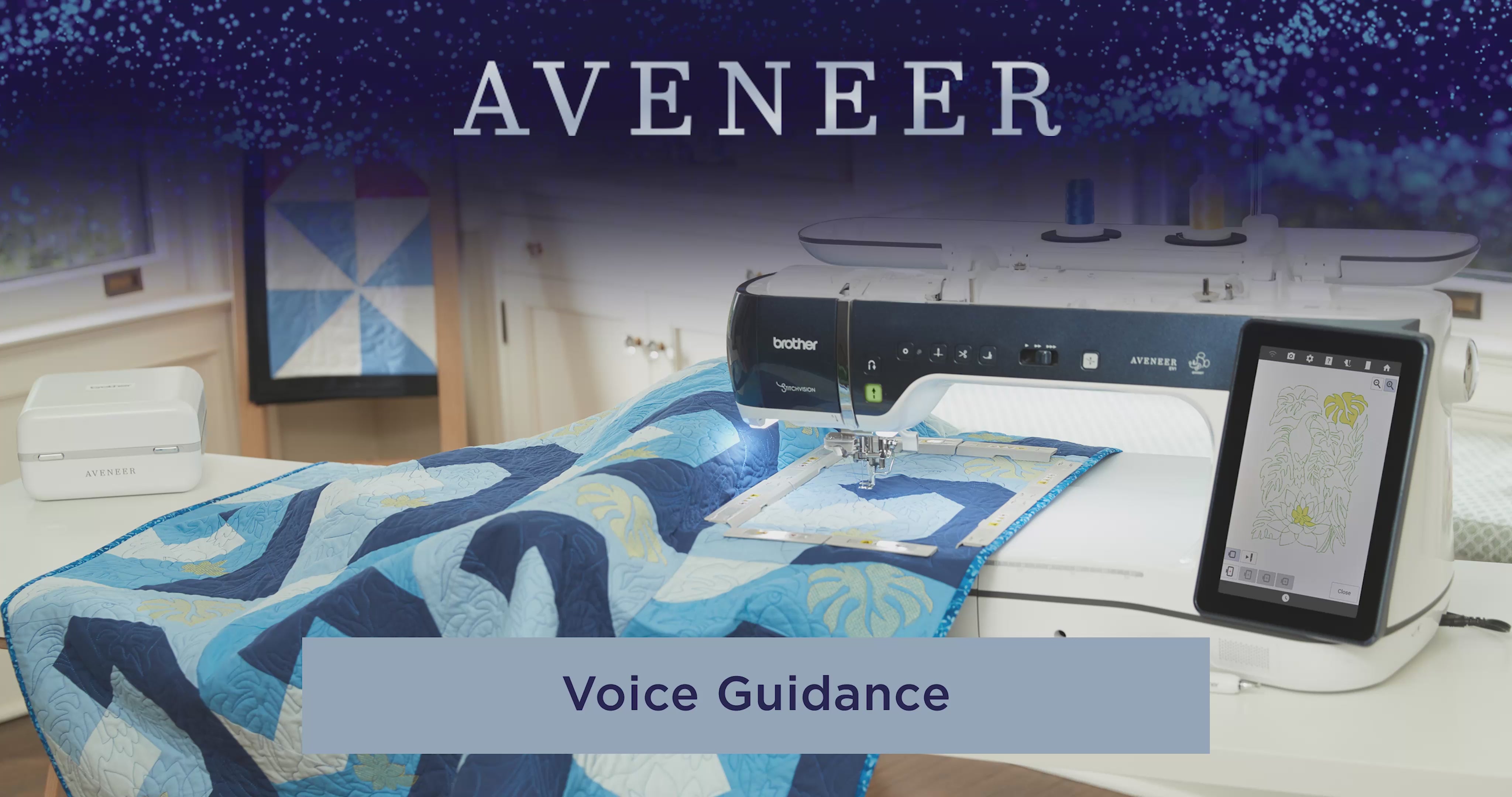 Brother Aveneer EV1  Voice Guidance Video