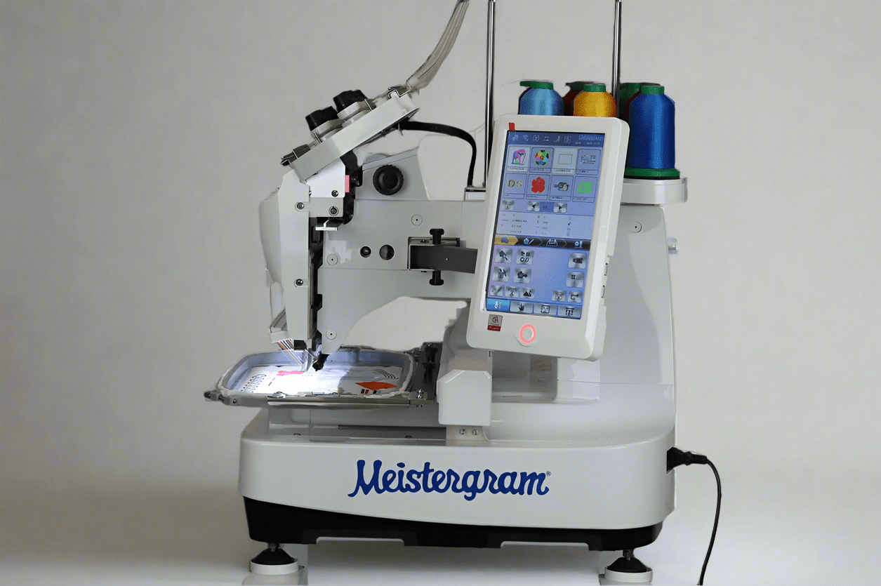 Sewingmachineoutlet Embroidery Only Machine Meistergram PR-1500 Semi-Commercial Embroidery Machine