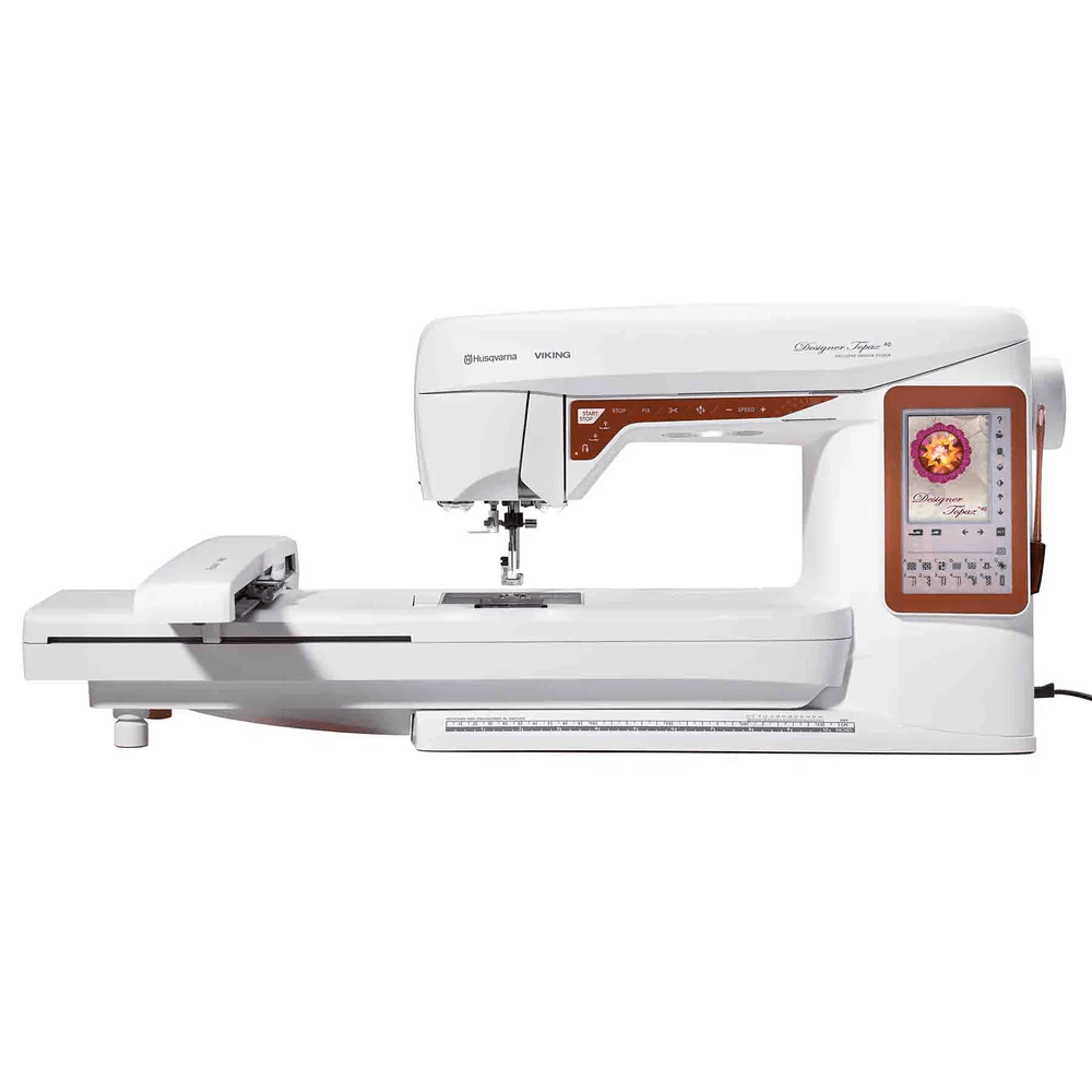 Viking Sewing & Embroidery Machines HUSQVARNA® VIKING® DESIGNER TOPAZ™ 40 Sewing & Embroidery Machine