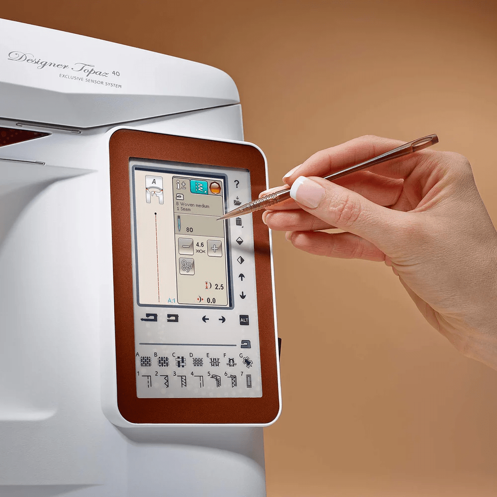 Viking Sewing & Embroidery Machines HUSQVARNA® VIKING® DESIGNER TOPAZ™ 40 Sewing & Embroidery Machine