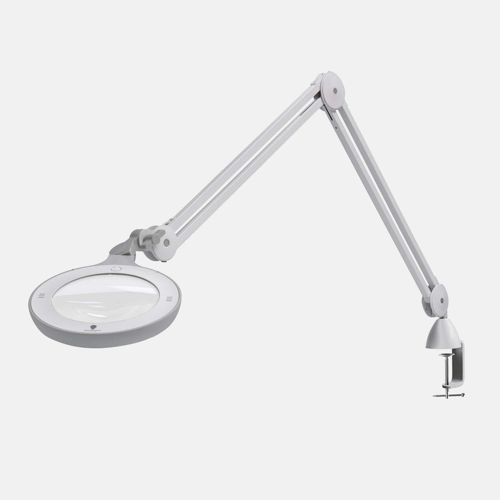 5X Rolling Floor Stand Adjustable Magnifying Lamp Beauty Mag Light