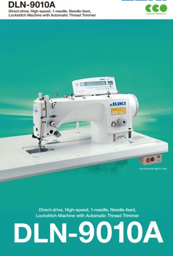 Juki Industrial Machines Juki DLN-9010 Direct-drive, High-speed, Needle-feed, Lockstitch Machine